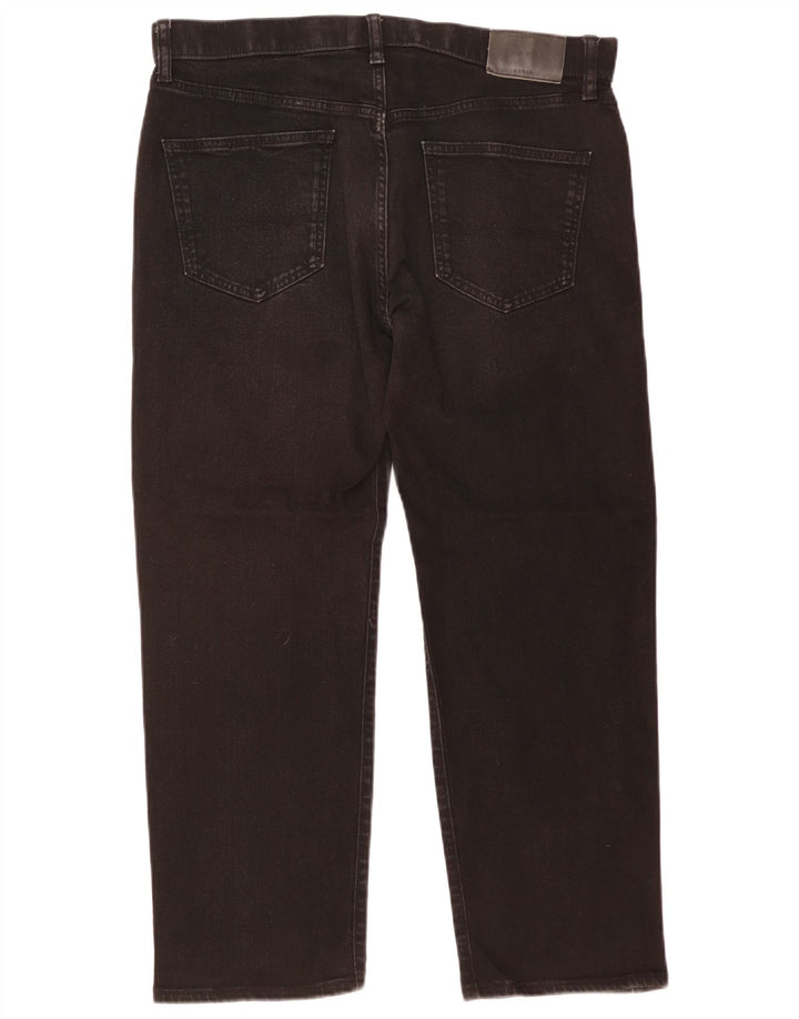 Ανδρικό τζιν ίσιο Marks & Spencer W36 L26 Μαύρο