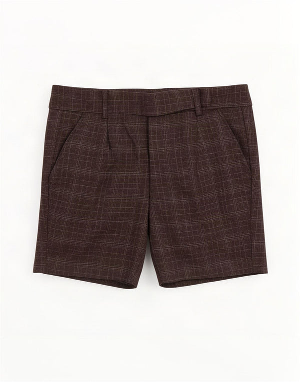 Γυναικείο σορτς Chino Benetton IT 38 XS W28 Γκρι μαλλί