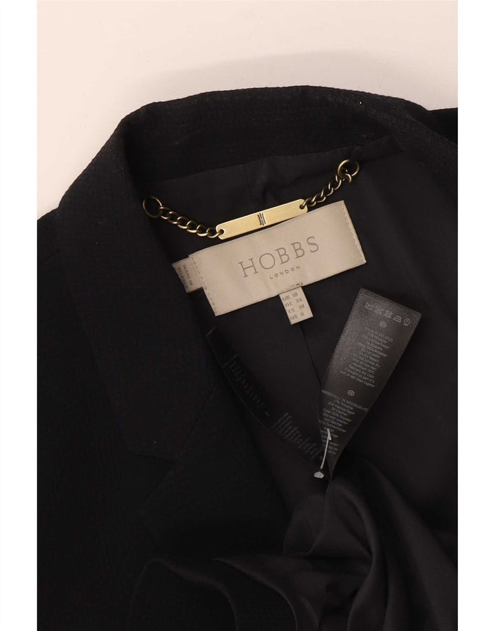 Hobbs Γυναικείο σακάκι 1 κουμπιού UK 10 Small Navy Blue Polyester
