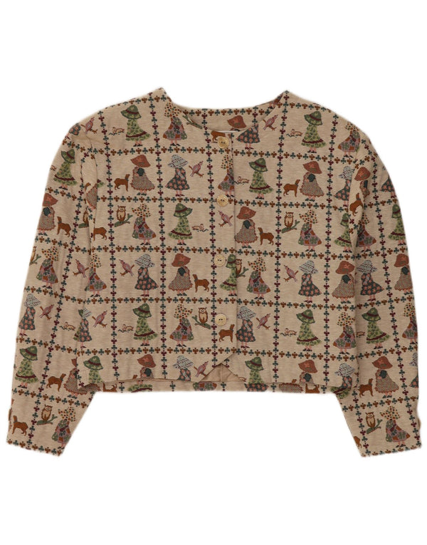 Bonita Γυναικείο μπουφάν Bolero UK 16 Large Beige Polyester Novelty