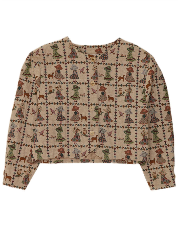 Bonita Γυναικείο μπουφάν Bolero UK 16 Large Beige Polyester Novelty