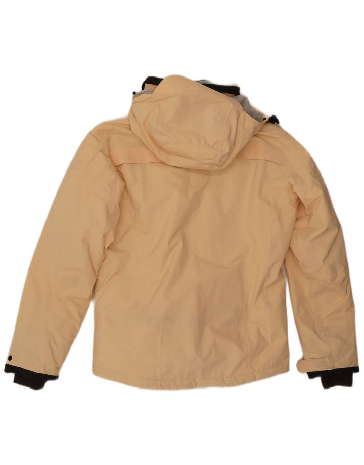 Ellesse γυναικείο μπουφάν σκι με κουκούλα UK 12 Medium Yellow Polyamide