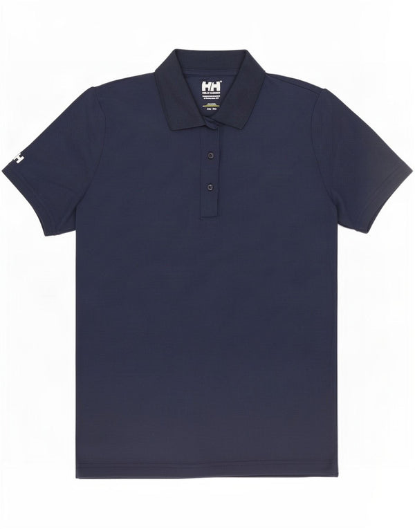 Helly Hansen γυναικείο μπλουζάκι πόλο UK 14 Medium Navy Blue Polyamide