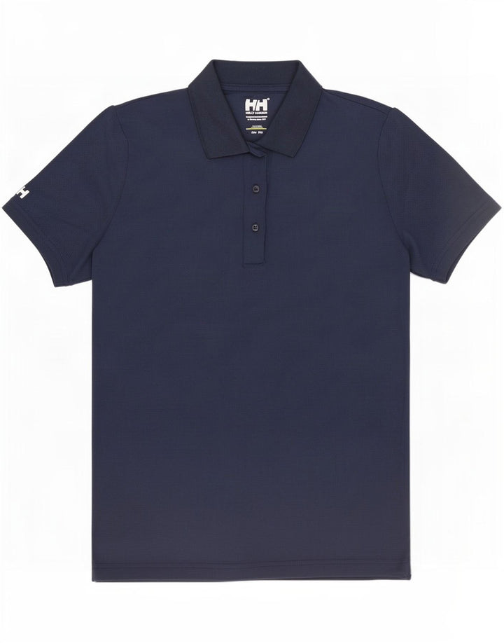 Helly Hansen γυναικείο μπλουζάκι πόλο UK 14 Medium Navy Blue Polyamide