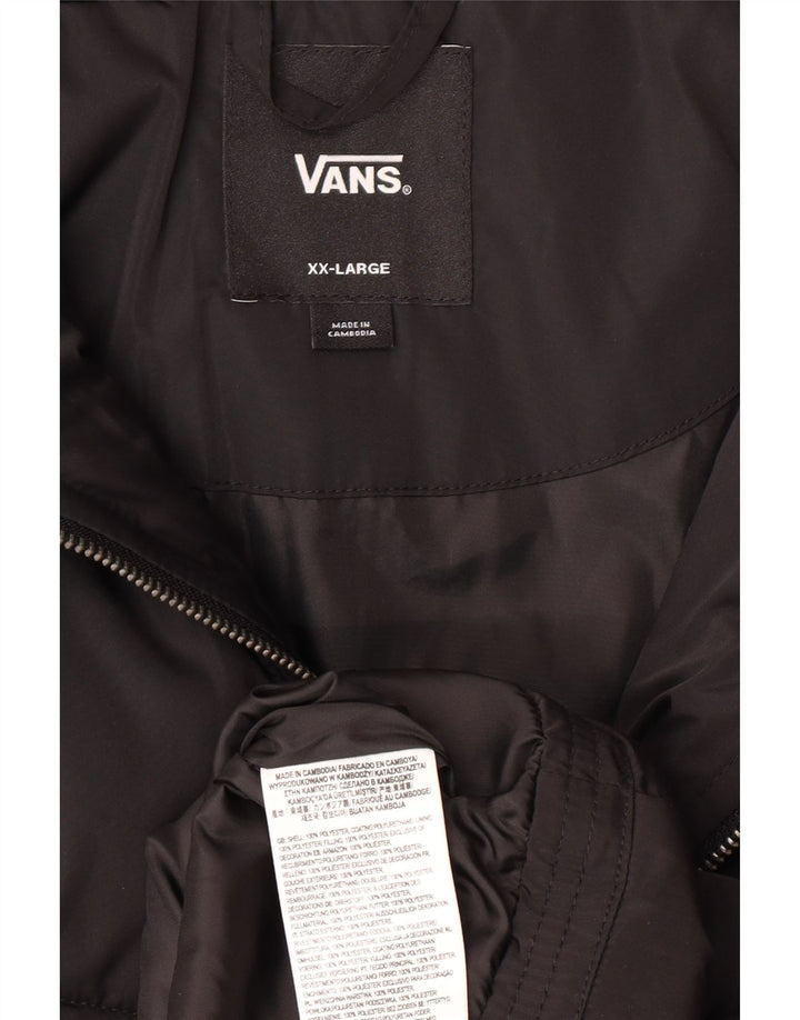 VANS Γυναικείο μπουφάν UK 20 2XL Μαύρο Πολυεστέρας