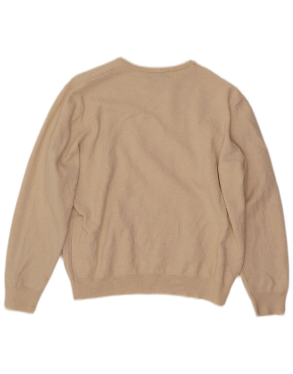 PIERRE CARDIN Γυναικείο πουλόβερ με λαιμόκαυστο UK 12 Medium Beige