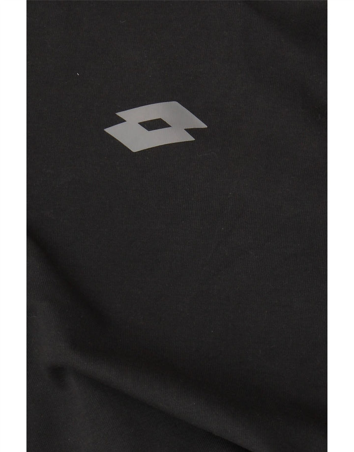 Ανδρικό πουλόβερ Lotto Zip Hoodie XL Μαύρο