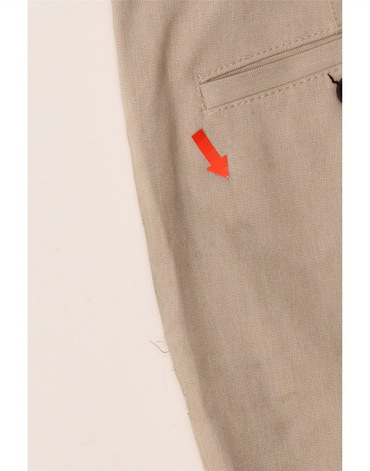 Zara Ανδρικό παντελόνι Chino Slim EU 38 Small W30 L28 Beige Polyester