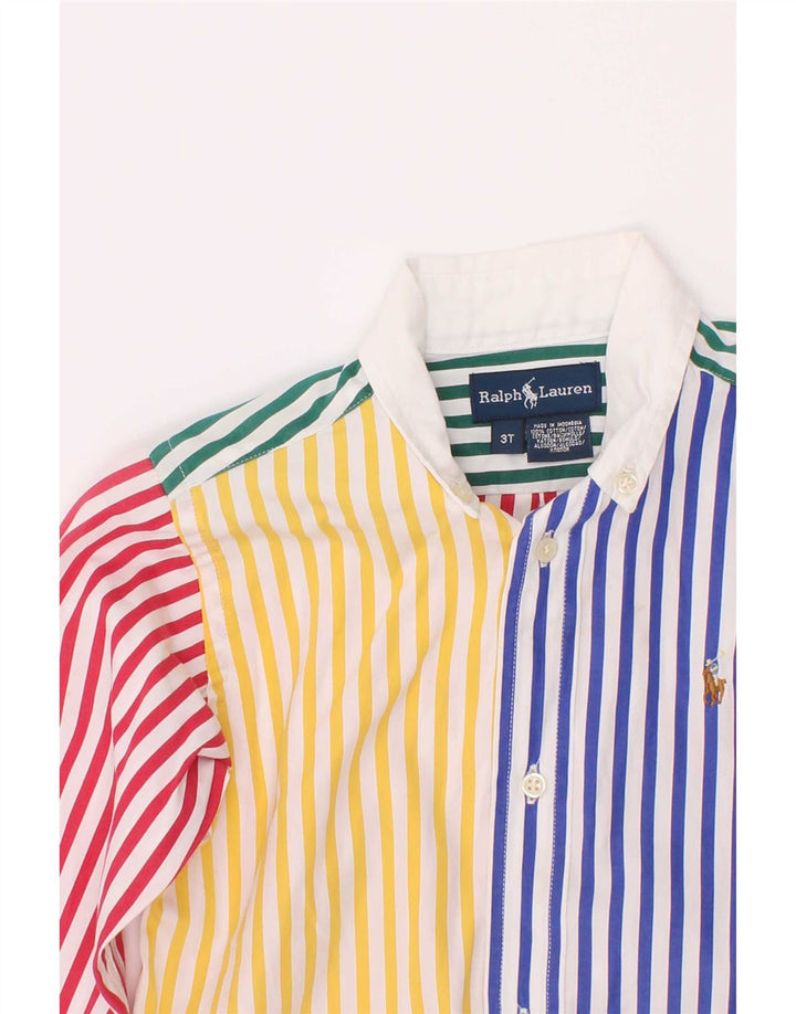 Ralph Lauren Boys πουκάμισο 2-3 ετών Πολύχρωμο ριγέ βαμβακερό