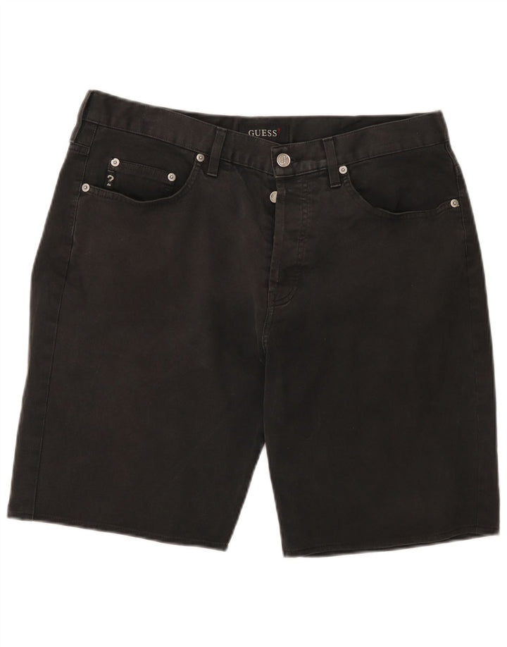 Ανδρικό τζιν σορτς Guess W34 μεγάλο μαύρο