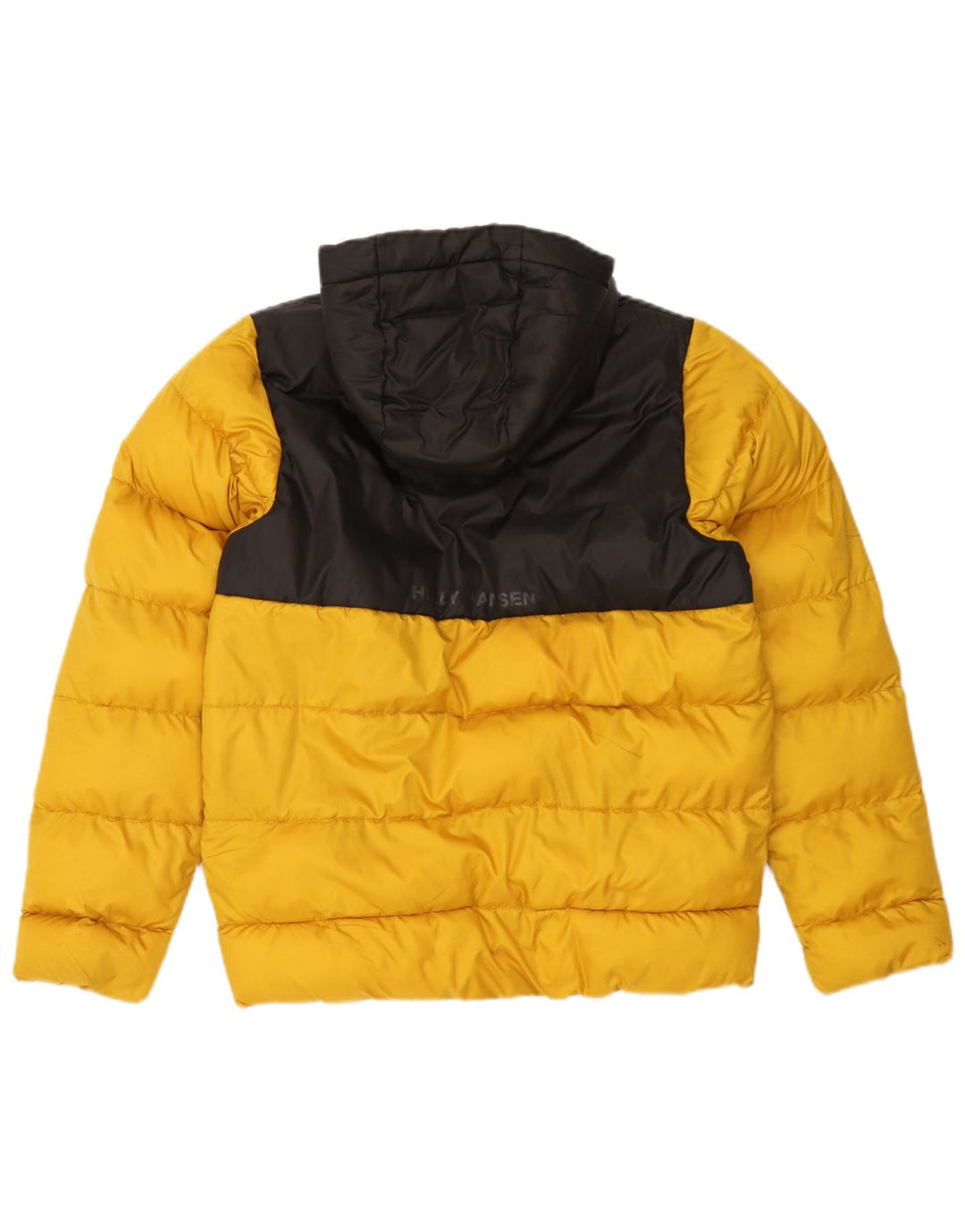 Μπουφάν Helly Hansen Boys με κουκούλα με επένδυση 13-14 ετών κίτρινο χρώμα