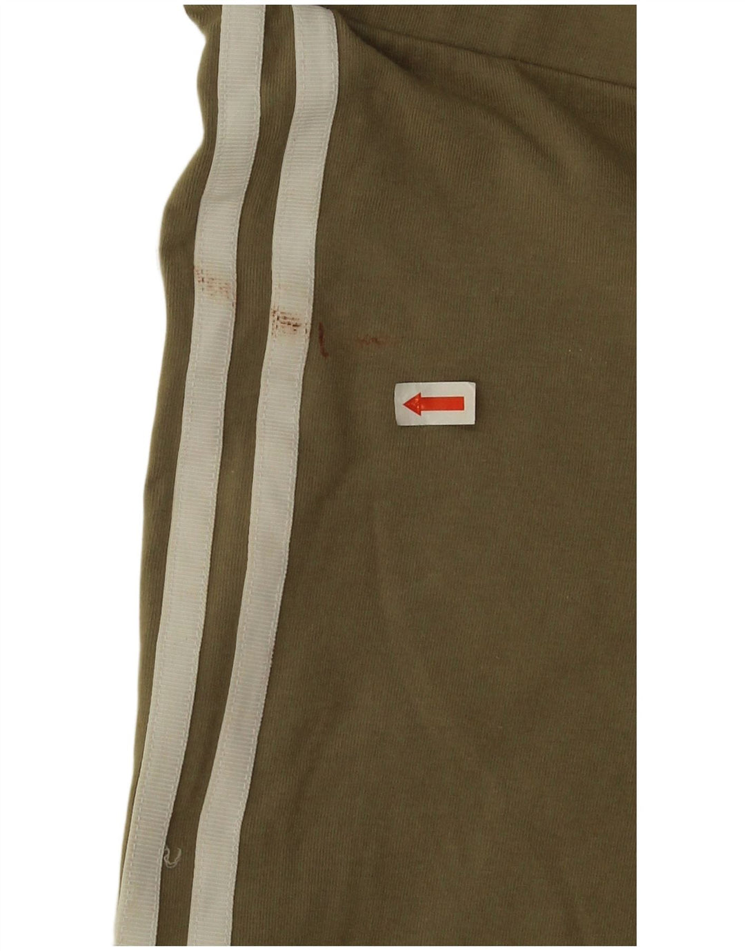 Γυναικείο κολάν Adidas UK 12 μεσαίο χακί βαμβάκι
