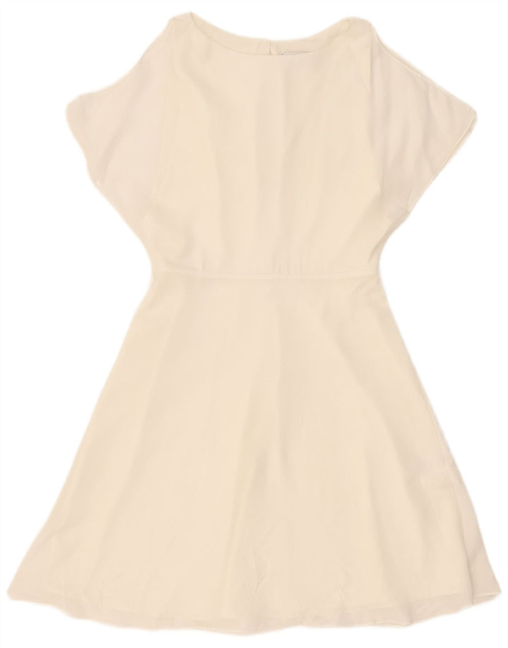 Reiss Γυναικείο φόρεμα A-Line UK 10 Small Off White Polyester