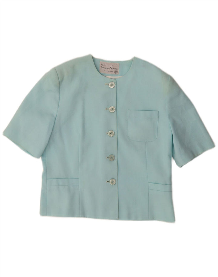 VIVIENNE LAURENCE Γυναικείο σακάκι 5 κουμπιών UK 12 Medium Blue