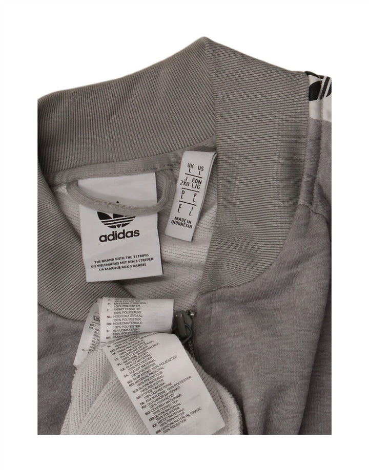 Ανδρική φόρμα γυμναστικής ADIDAS Top Jacket μεγάλο γκρι χρώματος πολυεστέρας