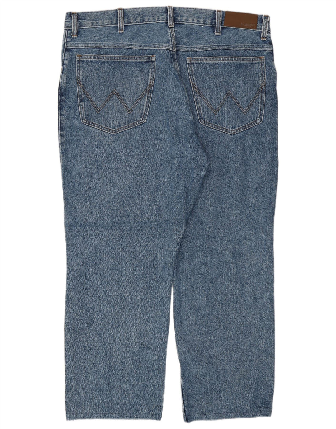 Ανδρικό τζιν Wrangler ίσιο W40 L27 Μπλε βαμβακερό