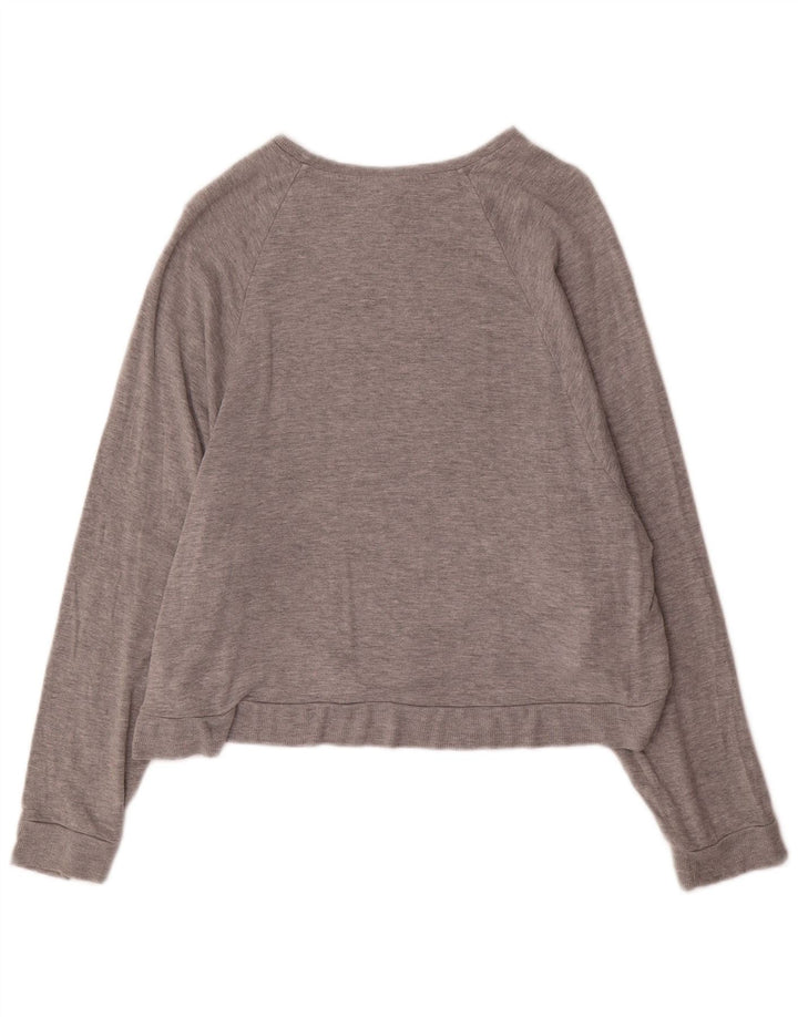Γυναικείο φούτερ Topshop Oversized Jumper UK 12 Medium Grey Viscose