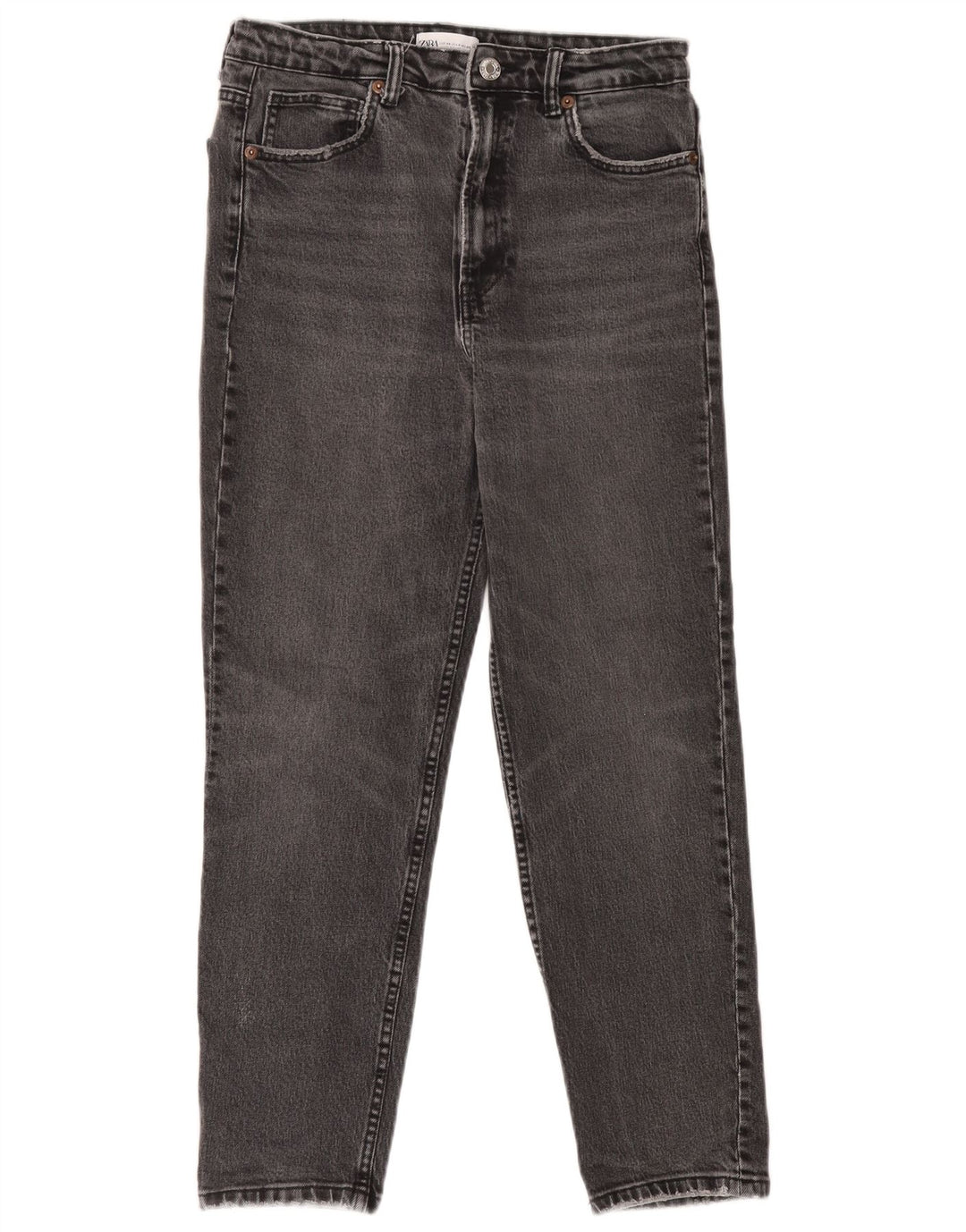 Zara Γυναικείο Tapered Jeans EU 40 Medium W30 L26 Grey