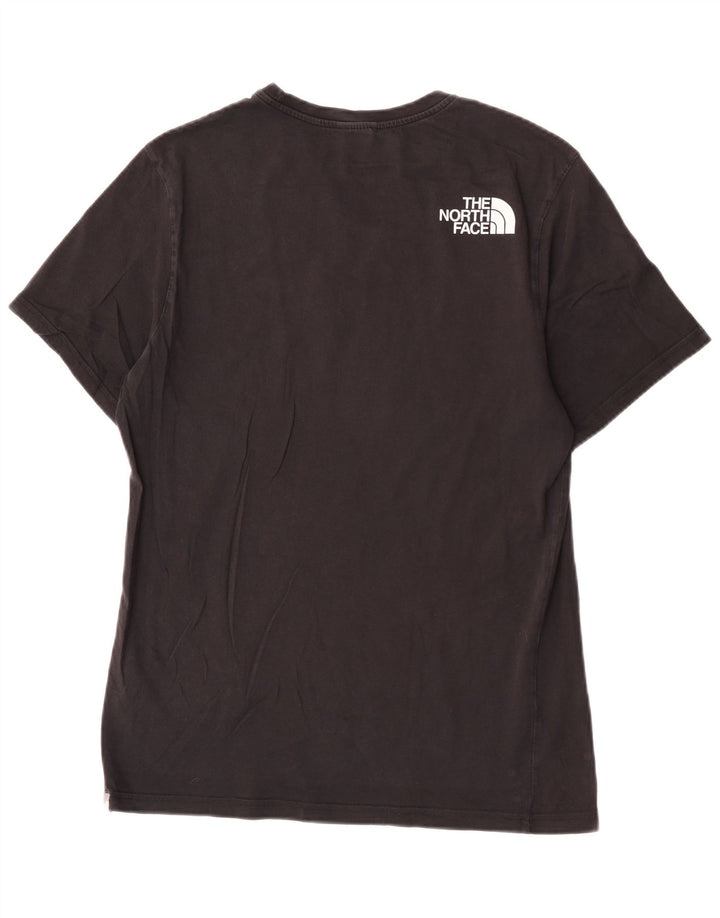 Ανδρικό γραφικό T-Shirt North Face Top Μεσαίο μαύρο βαμβακερό