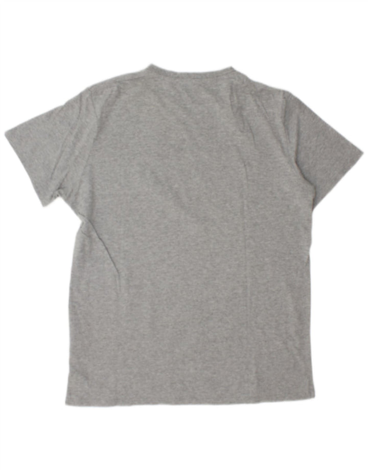 Ανδρικό γραφικό T-Shirt Levi's Top Large Grey Flecked Cotton