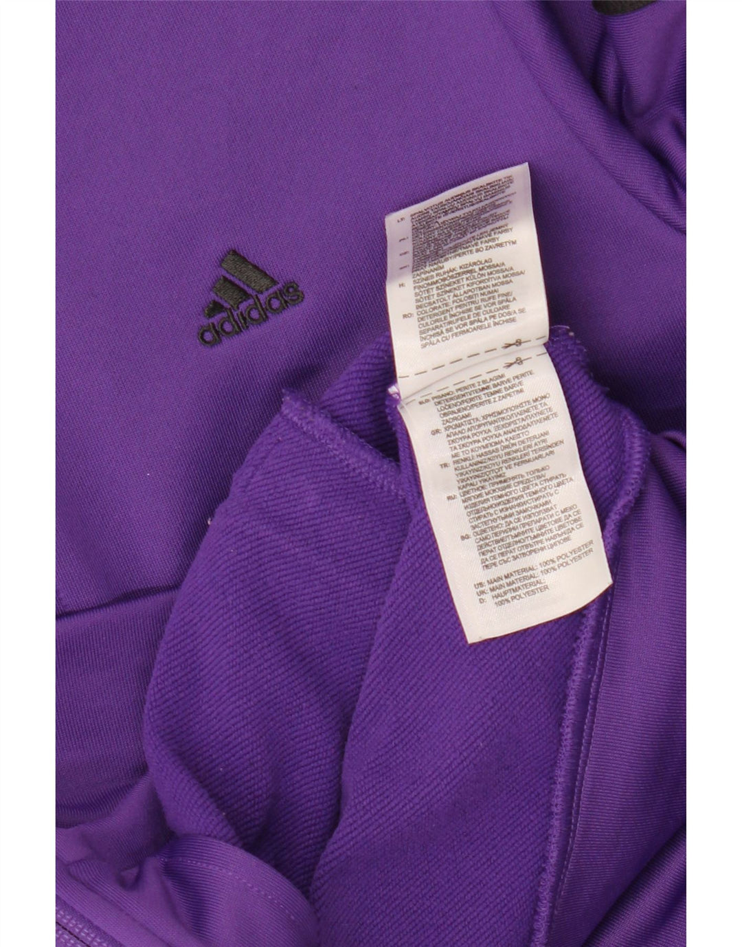 Γυναικεία αθλητική φόρμα ADIDAS Top Jacket UK 12 Medium Purple Polyester