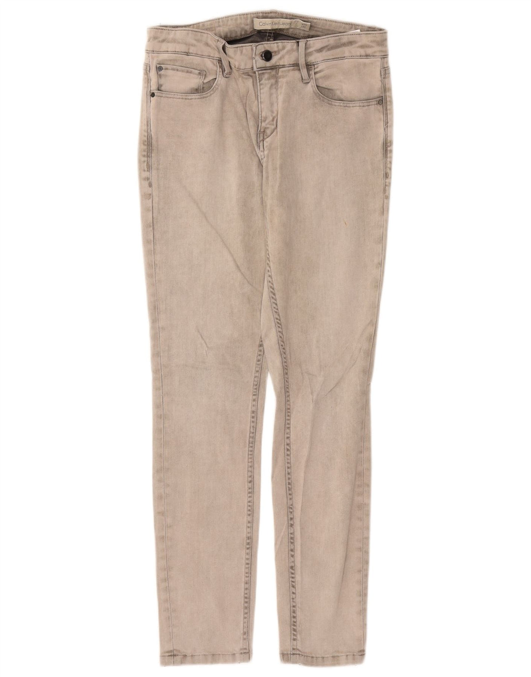 CALVIN KLEIN Γυναικείο Slim Jeans W30 L30 Γκρι βαμβακερό