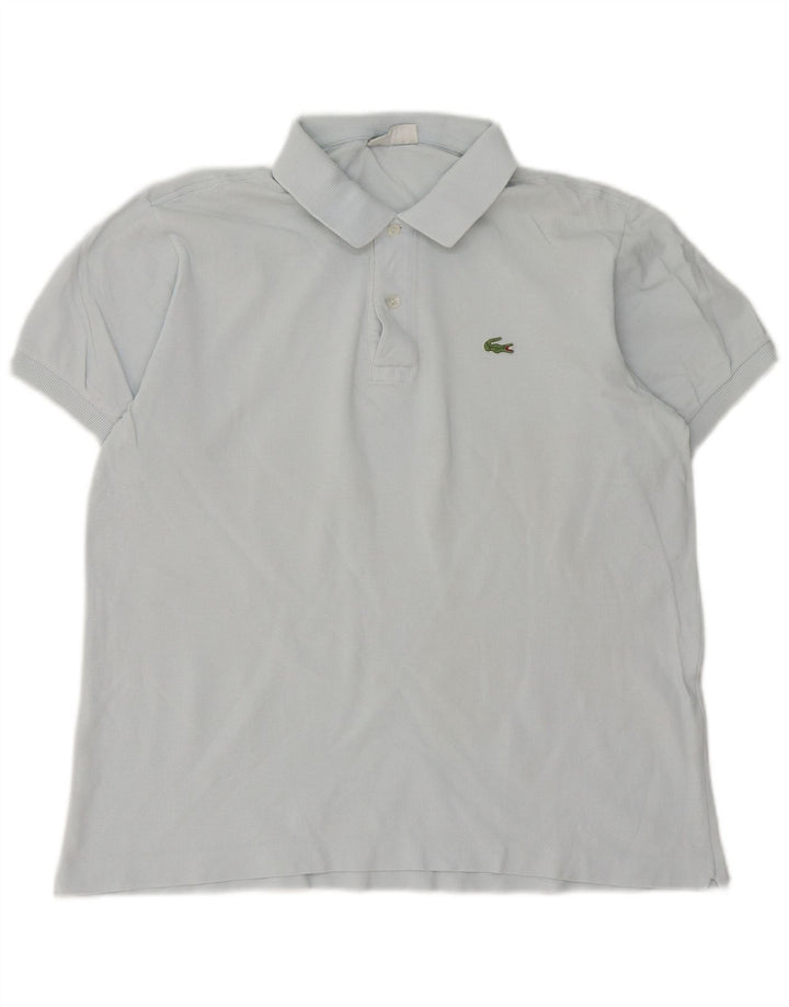 Ανδρικό μπλουζάκι πόλο Lacoste, μέγεθος 5, μεγάλο μπλε βαμβακερό