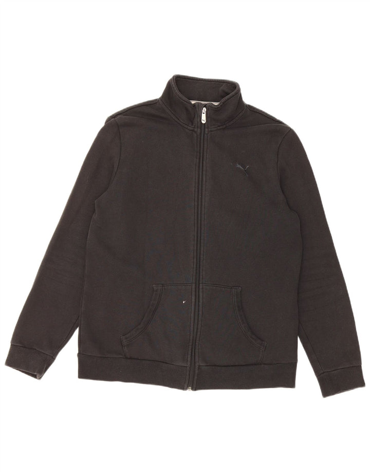 Puma Γυναικεία αθλητική φόρμα Top Jacket UK 14 Large Black Cotton