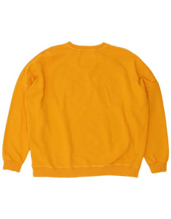 Superdry Γυναικείο Φούτερ με γραφικό υπερμεγέθη Jumper UK 12 Medium Yellow