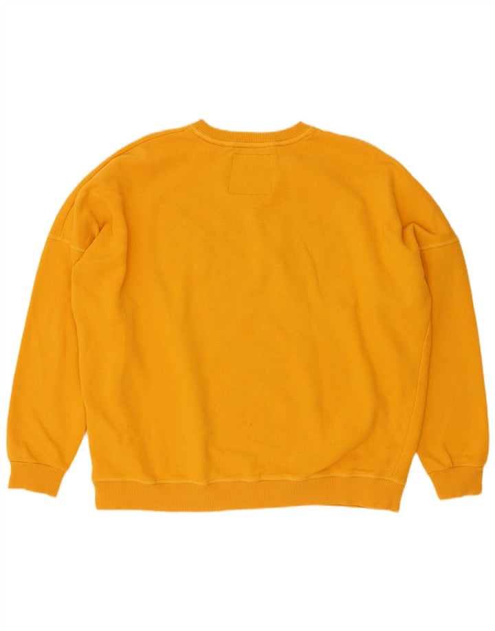 Superdry Γυναικείο Φούτερ με γραφικό υπερμεγέθη Jumper UK 12 Medium Yellow