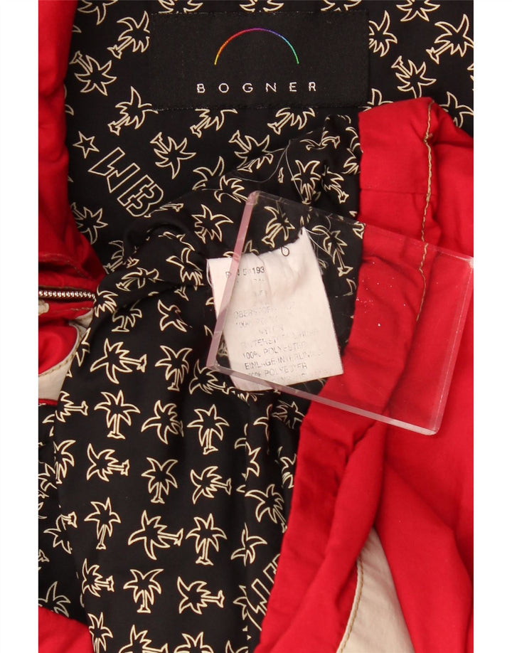 BOGNER Ανδρικό γραφικό μπουφάν Anorak UK 42 XL Κόκκινο πολυεστέρας