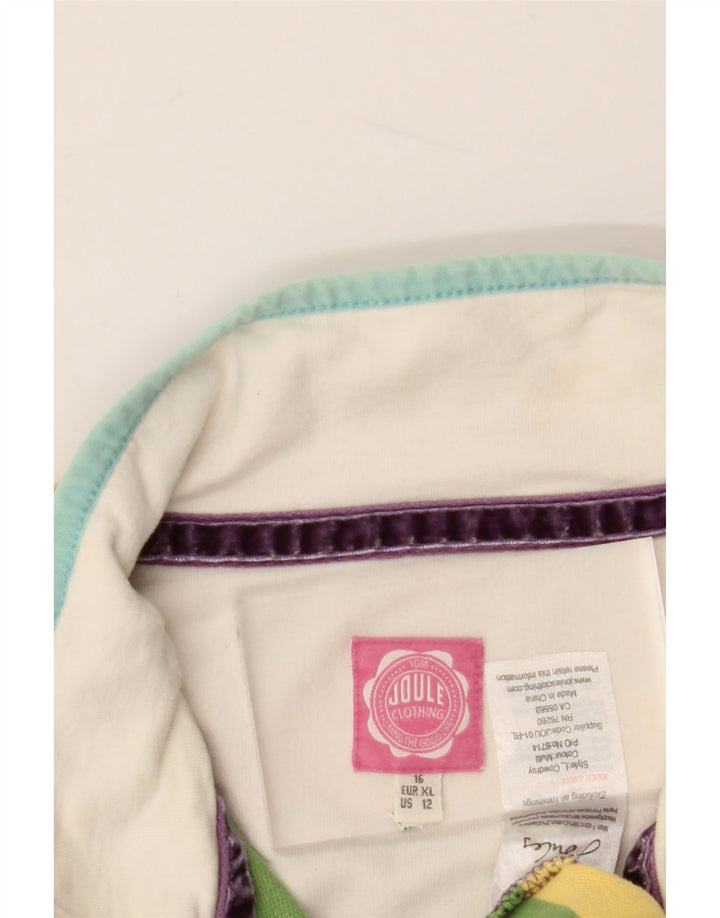 JOULES Γυναικεία φούτερ Jumper UK 16 Μεγάλη πολύχρωμη ριγέ