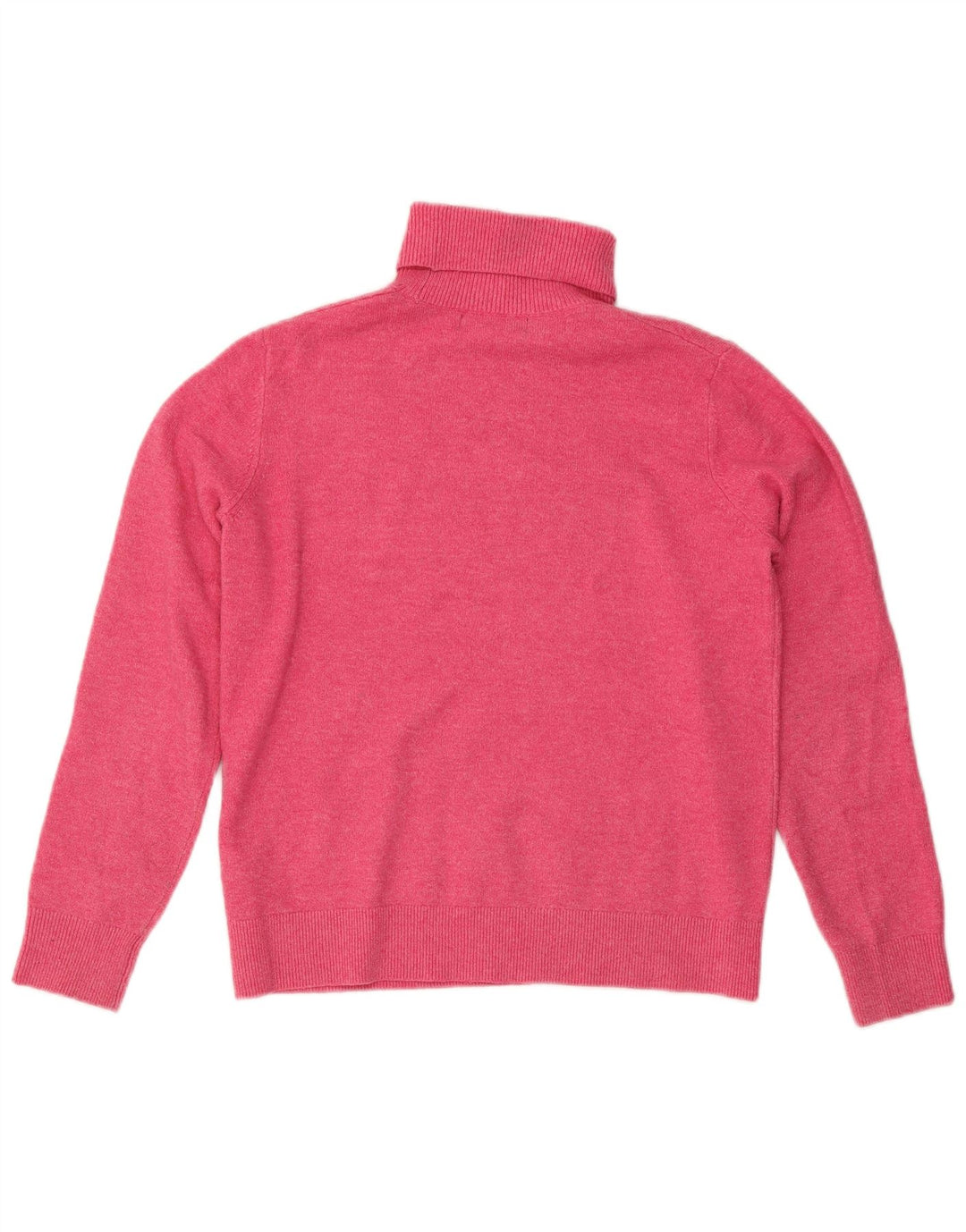 Marks & Spencer Γυναικείο πουλόβερ με ρολό λαιμόκοψη UK 10 Small Pink Flecked