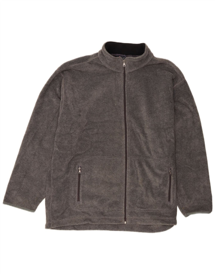 Marks & Spencer Ανδρικό Fleece Jacket UK 42 XL Grey Polyester