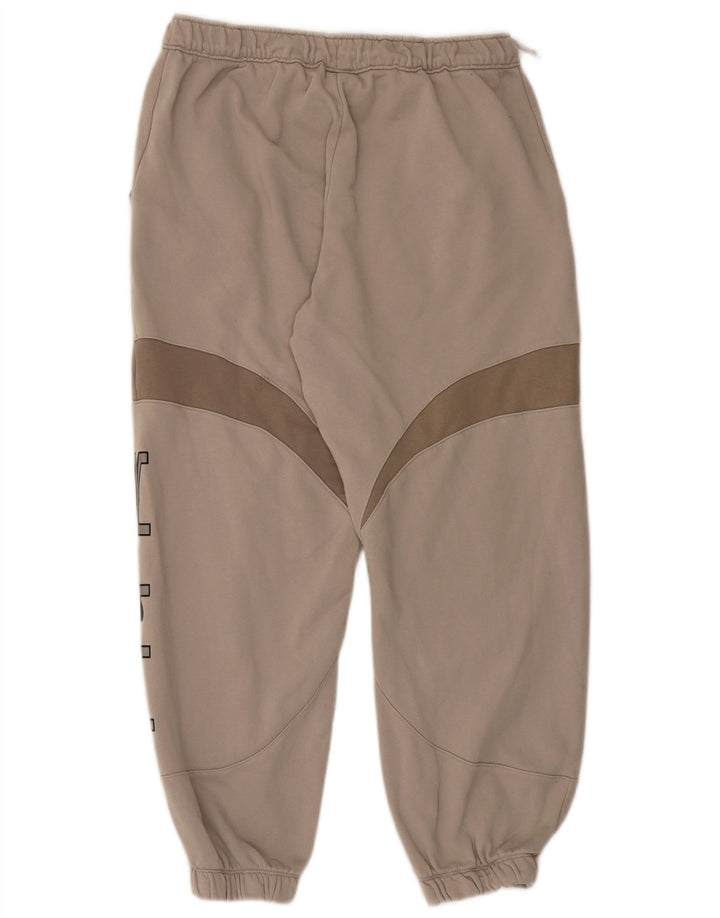 Ανδρικά γραφικά αθλητικά παντελόνια Joggers μεσαίου μπεζ χρώματος