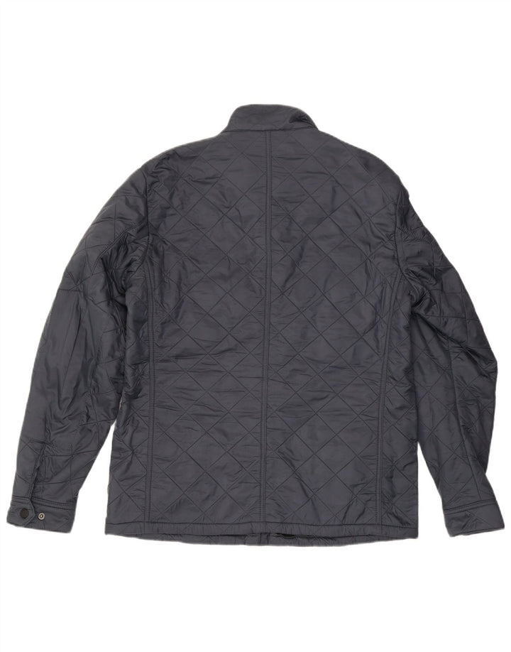 Ανδρικό καπιτονέ μπουφάν BARBOUR UK 40 Large Navy Blue Polyamide