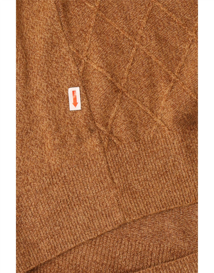 Ανδρικό πουλόβερ Dockers Crew Neck Jumper Μεγάλο Καφέ Argyle/Ακρυλικό Διαμάντι