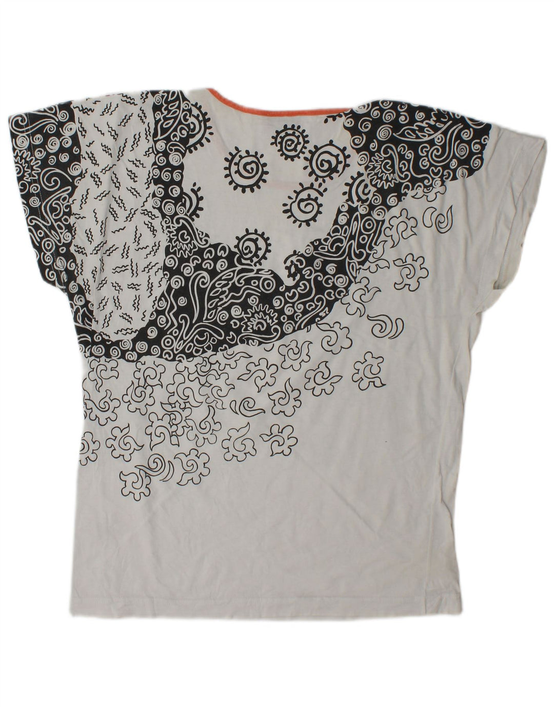 Fila Γυναικείο T-Shirt Top IT 44 Medium White Paisley