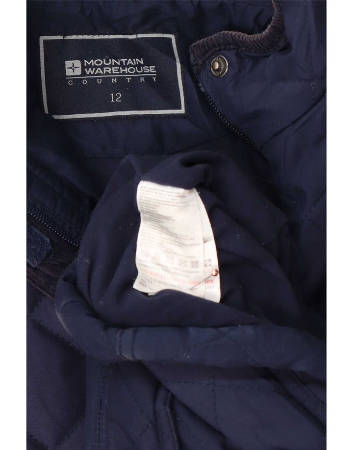 Mountain Warehouse Γυναικείο Καπιτονέ μπουφάν UK 12 Medium Navy Blue Polyester