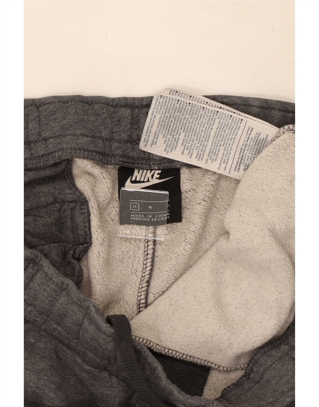 Ανδρική φόρμα φόρμας Nike γραφική, Joggers, μεσαίο βαμβακερό γκρι