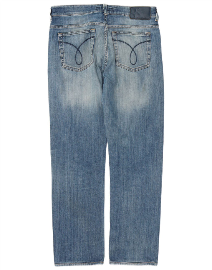 CALVIN KLEIN Ανδρικό τζιν Distressed Slim W34 L30 Blue
