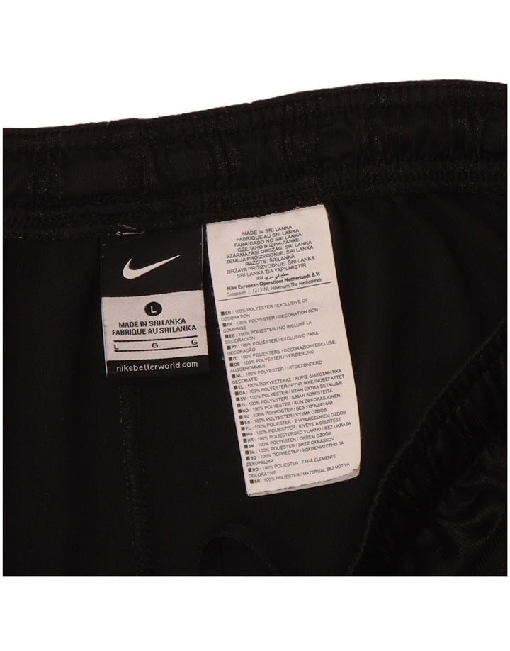 Ανδρικό αθλητικό σορτς Nike μεγάλο μαύρο πολυεστέρα