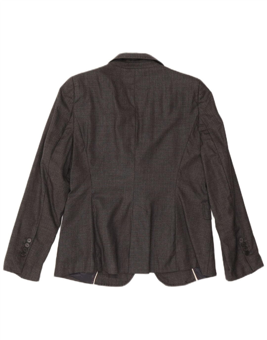Zara Γυναικείο σακάκι σακάκι με 1 κουμπί US 8 Medium Grey Wool