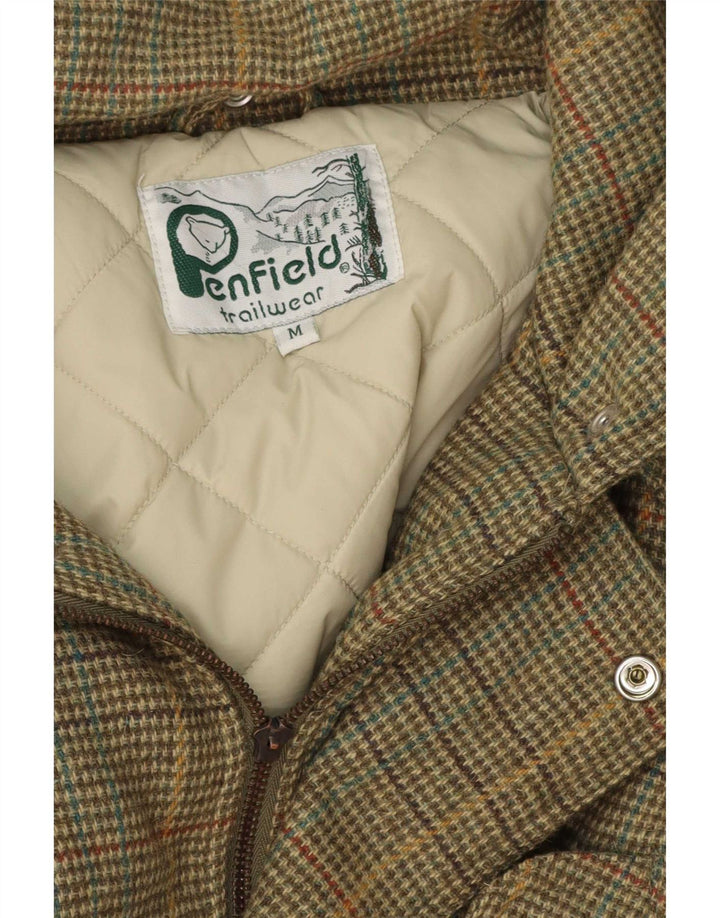 Ανδρικό μπουφάν με κουκούλα Penfield UK 38 Medium Khaki Houndstooth