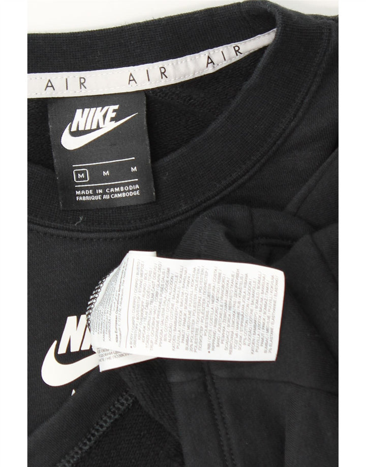 Γυναικεία φούτερ με γραφικά Crop Nike Jumper UK 14 Medium Black