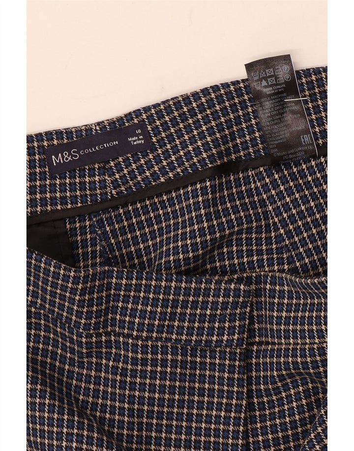 Marks & Spencer Γυναικείο Cropped Παντελόνι UK 10 Small W28 L25 Blue