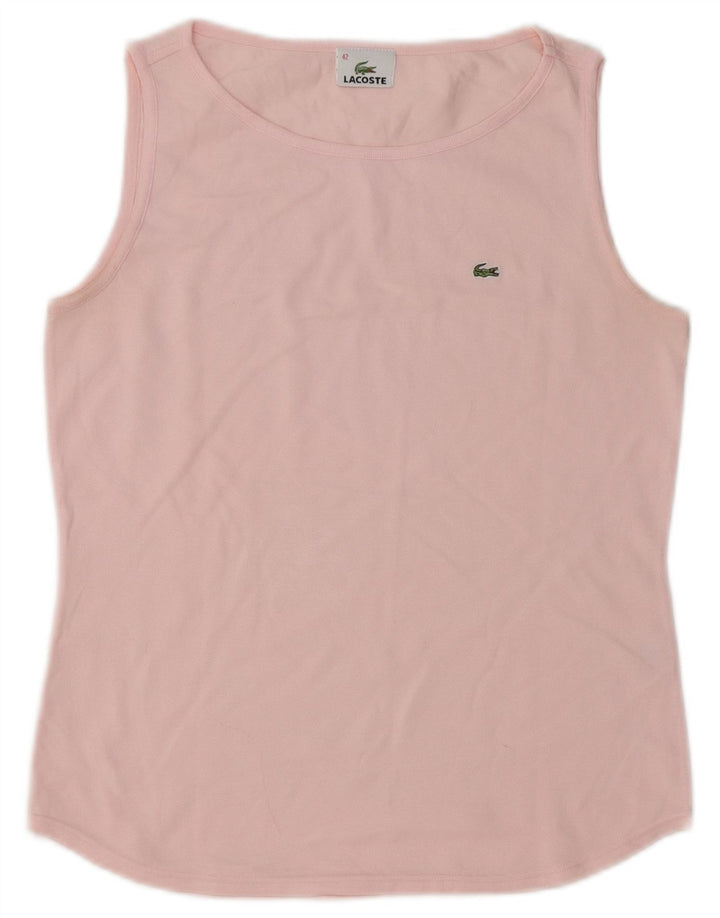 Γυναικείο Γιλέκο LACOSTE Top Size 42 Μεγάλο Ροζ Βαμβακερό