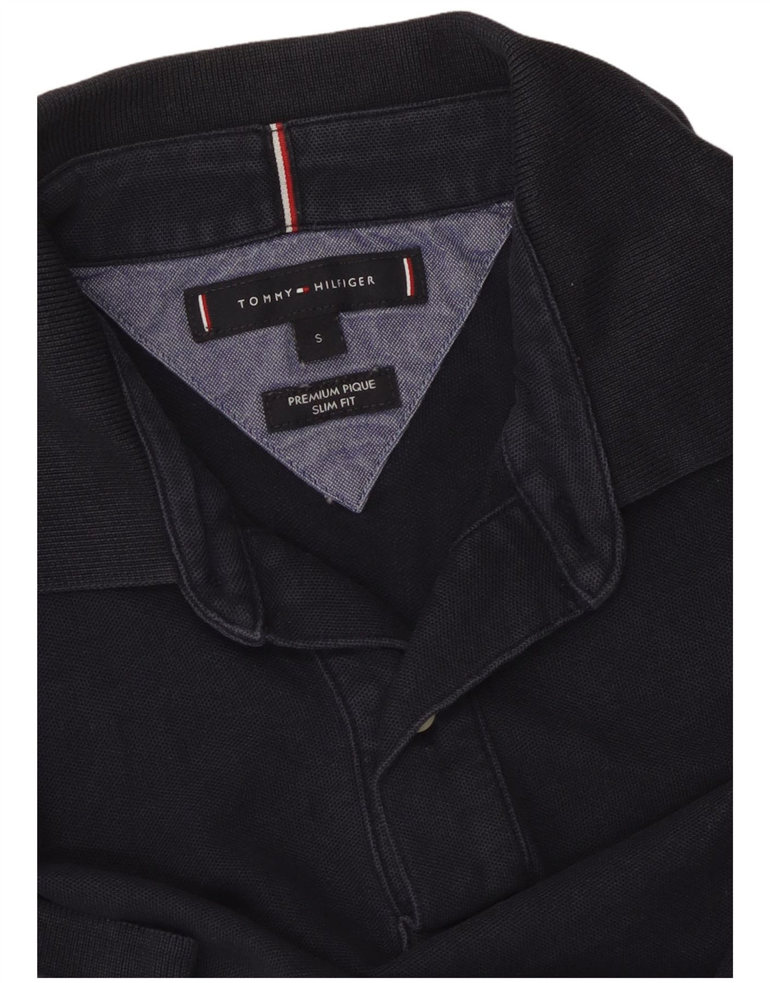 TOMMY HILFIGER Ανδρικό πουκάμισο Polo Slim Fit Small Navy Blue