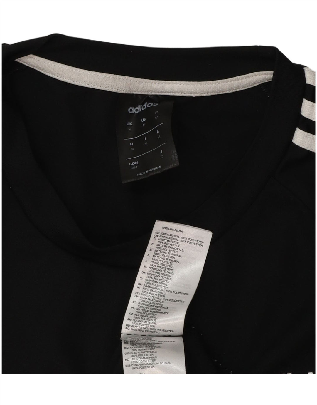 Ανδρικό T-Shirt Climalite Adidas Top Medium Black Polyester