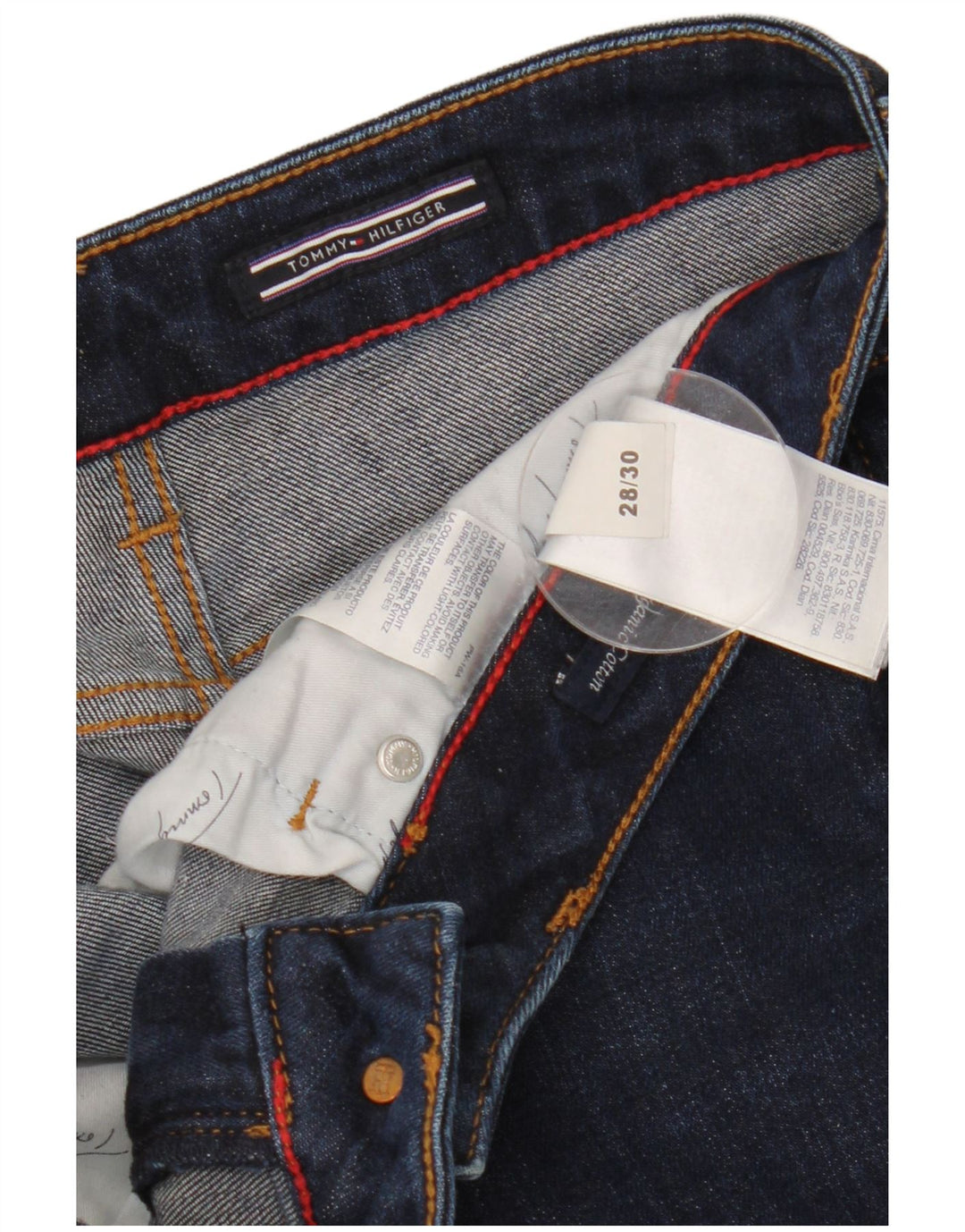 TOMMY HILFIGER Γυναικεία Rome RW Straight Jeans W28 L30 Navy Blue Cotton